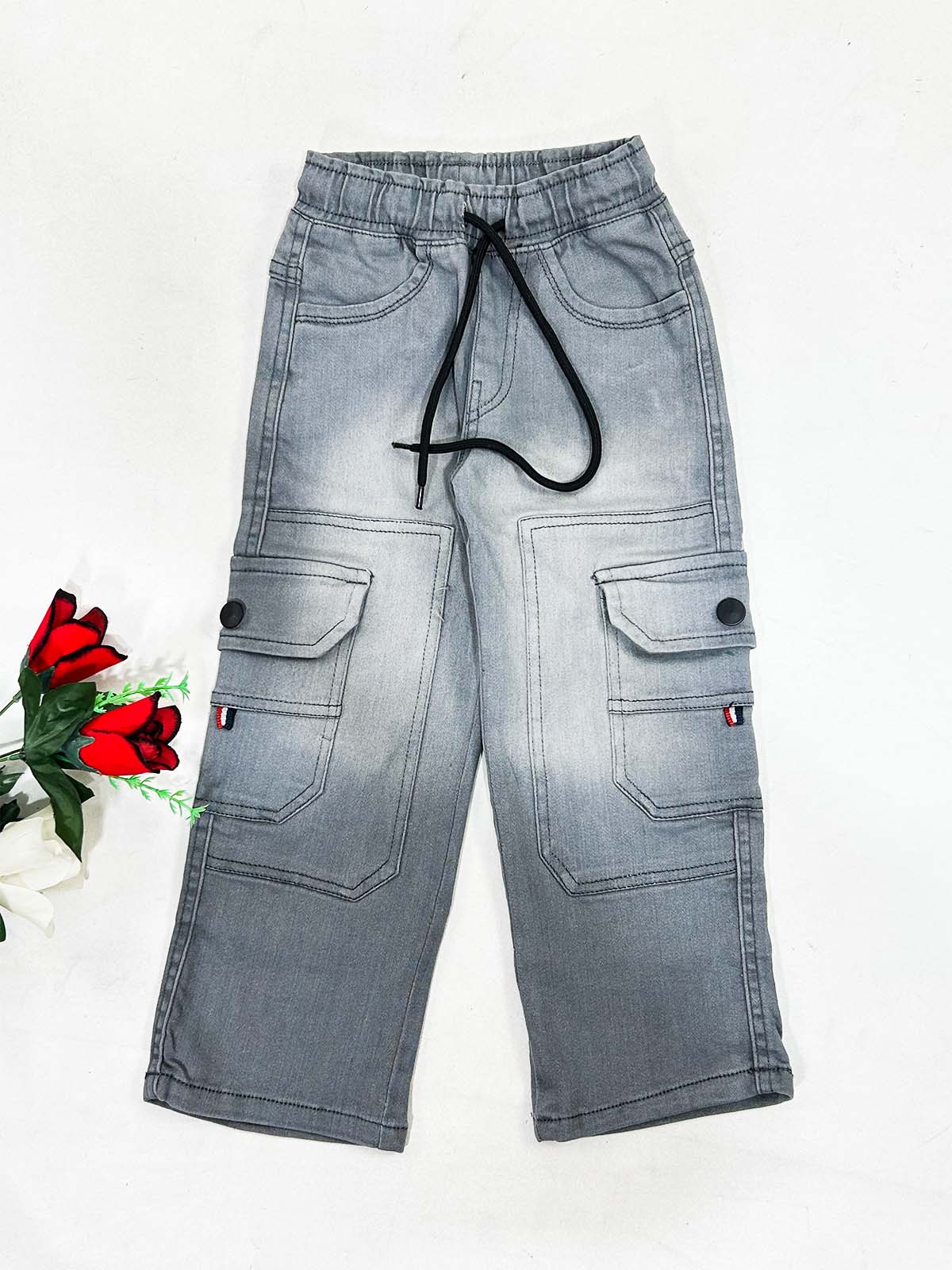 5Yrs - 15Yrs Grey Demin Jeans For Boys BJ29
