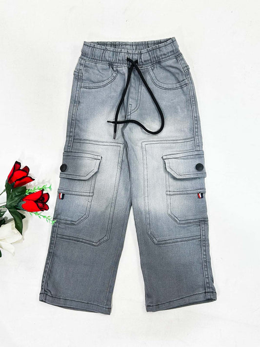 5Yrs - 15Yrs Grey Demin Jeans For Boys BJ29