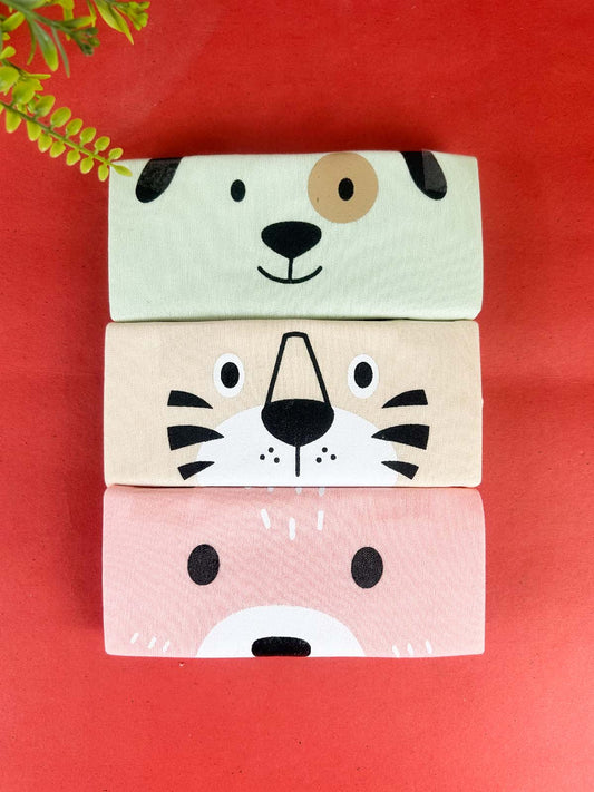 0Mth - 3Mth Pack of 3 Bodysuit Romper For Newborn HG NBR128