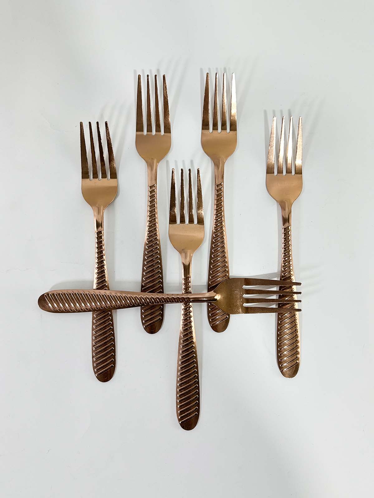 Pack of 6 Stainless Steel Dinner Fork 04 D121