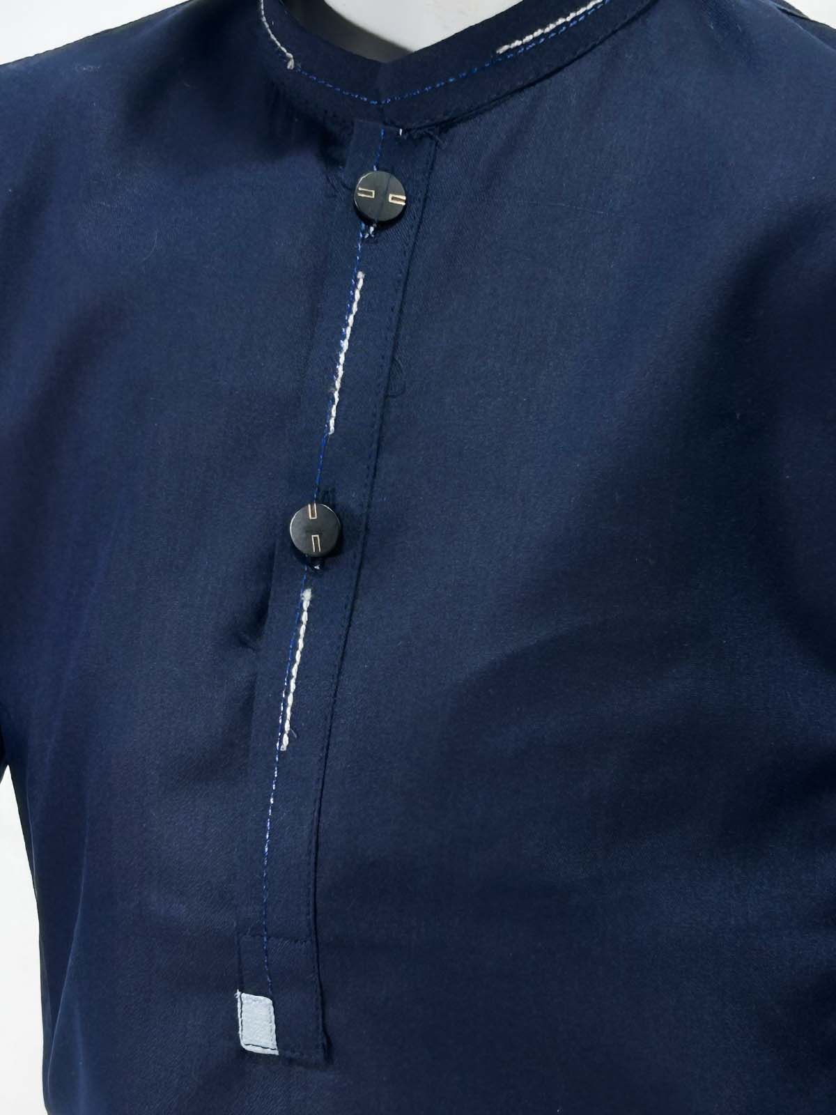 918 2Yrs - 16Yrs Blue Kameez Shalwar Suit For Boys AM BKS179