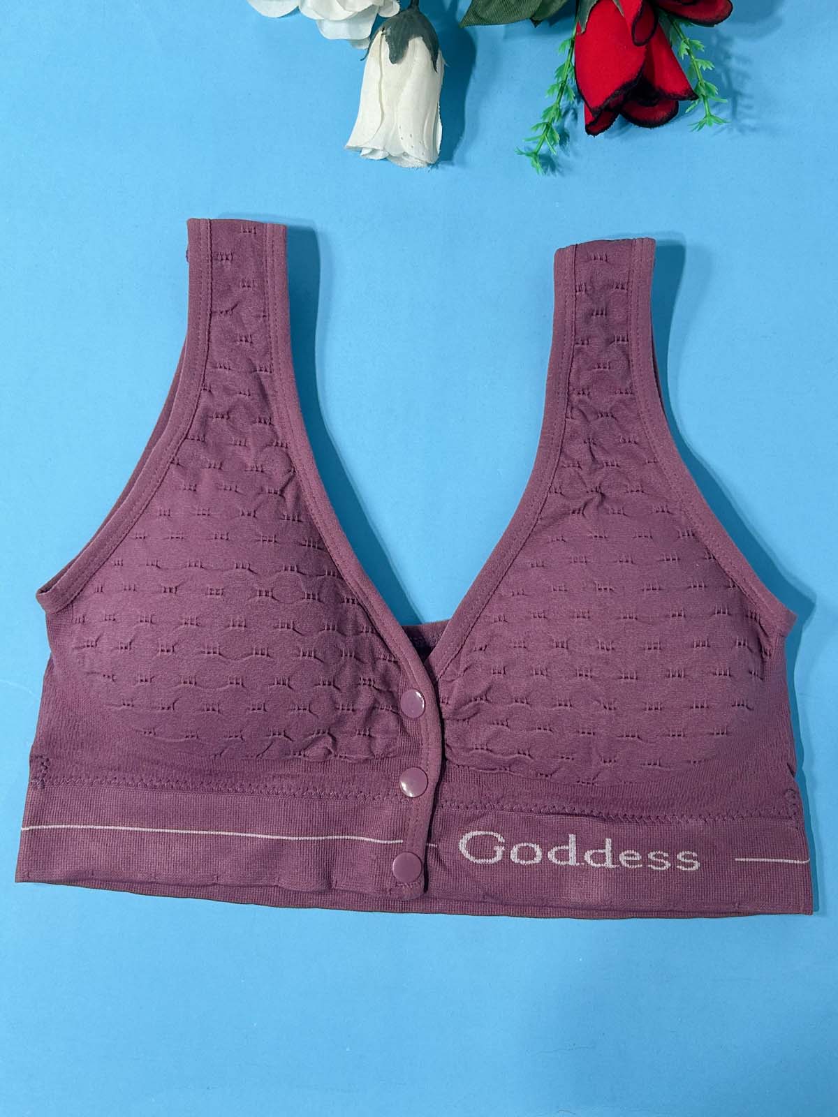 Seamless Purple Padded Bra For Women LB76