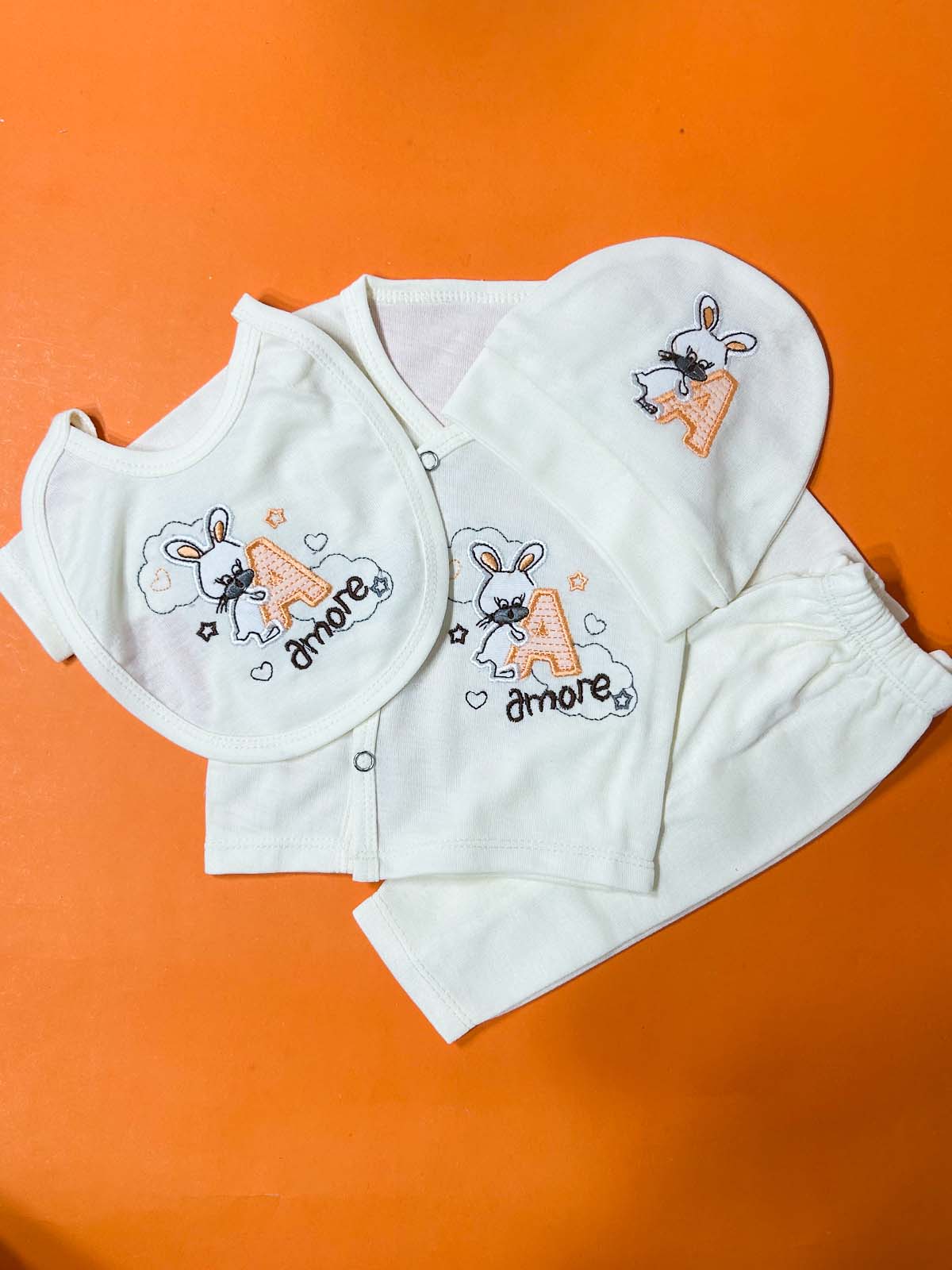 0Mth - 3Mth Yellow 4Pcs Gift Set For Newborn HG NBGS275
