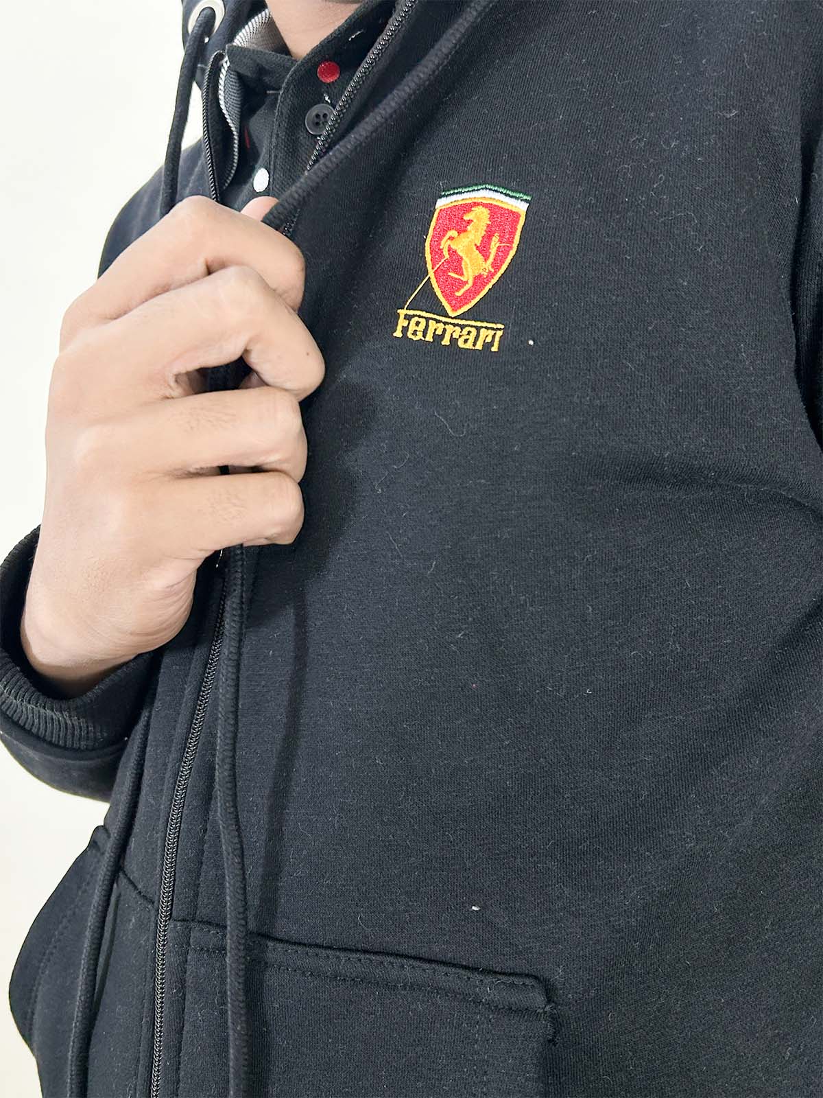 Unisex Black Zipper MH34