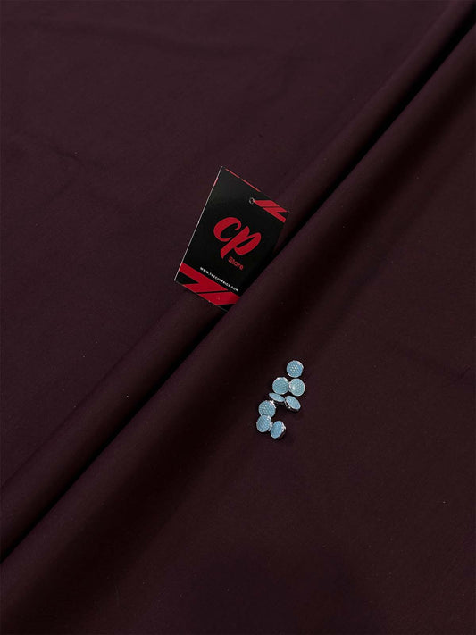 Burgundy Unstitched Kameez Shalwar For Men MUF151