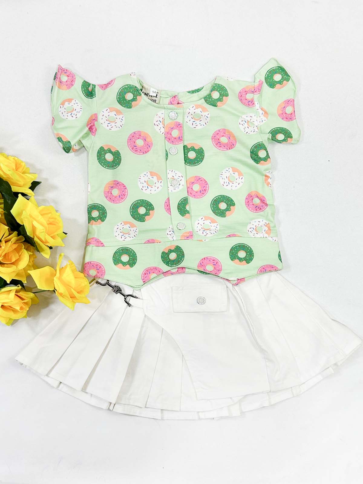 1Yr - 4Yrs Green Suit For Girls OP GS415