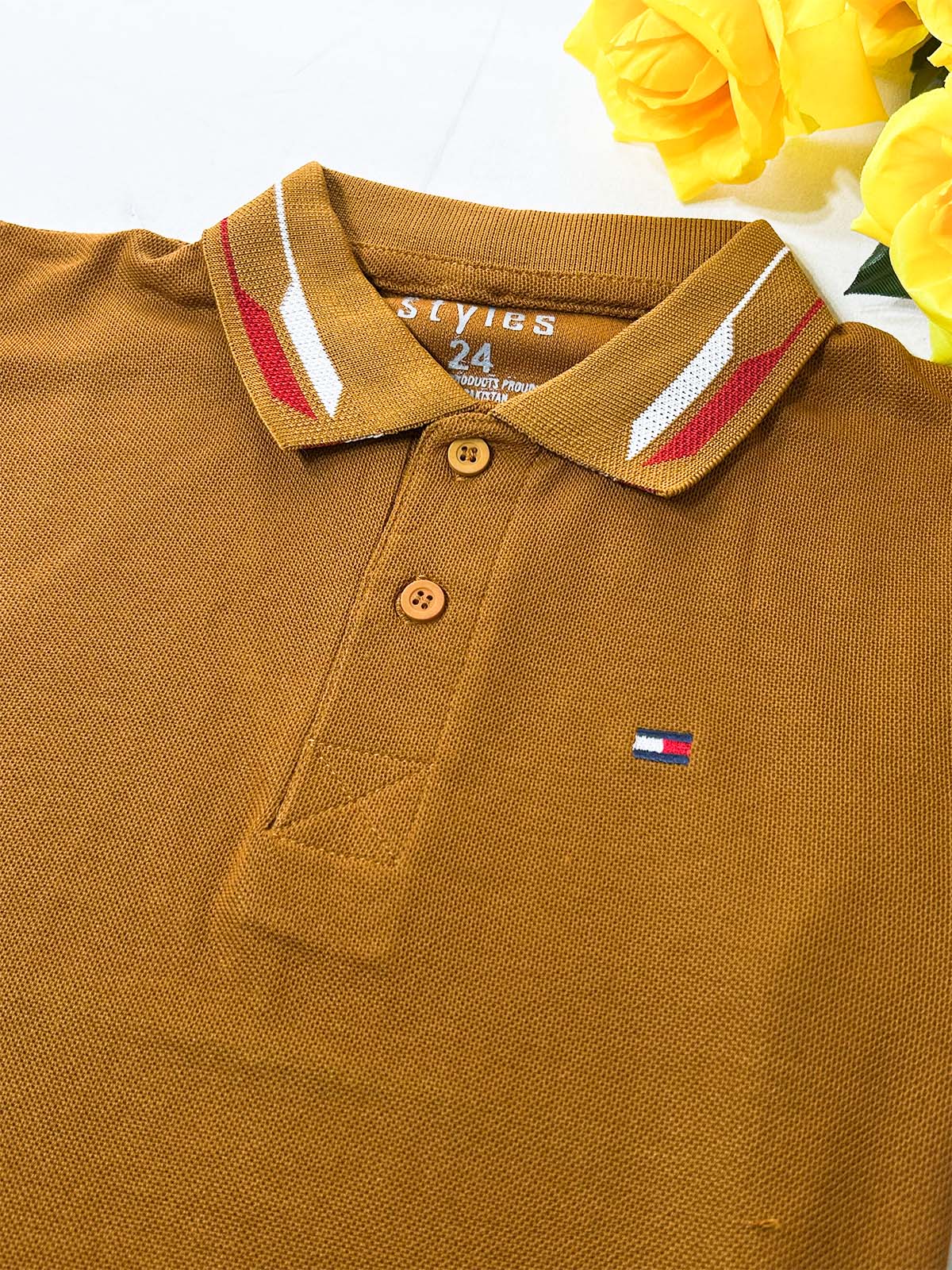 4Yrs - 8Yrs Yellow Polo T-Shirt For Boys BTS158