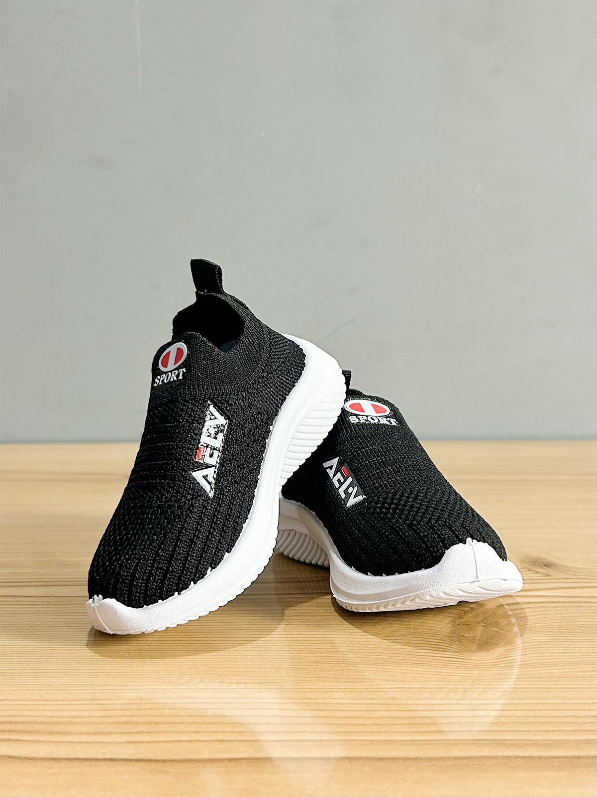 1Yrs - 12Yrs Black Casual Sneakers For Kids BJ52
