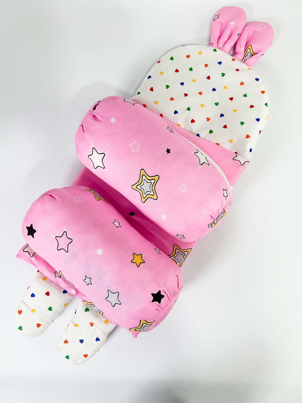 Adjustable Baby Head Support Pillow Multicolor