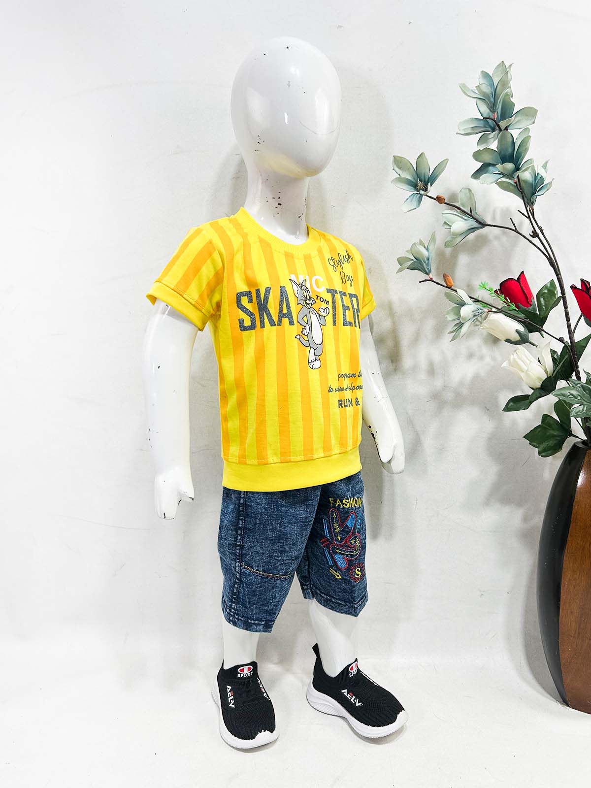 1Yr - 4Yrs Tom Yellow Suit For Kids RZ BS666