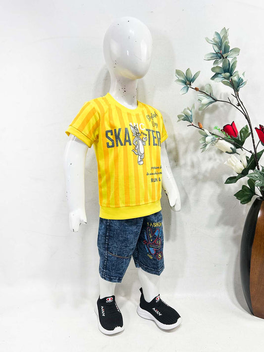 1Yr - 4Yrs Tom Yellow Suit For Kids RZ BS666