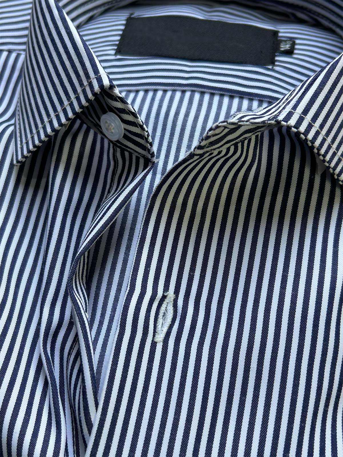 Black Lines Formal Dress Shirt For Men MFS422