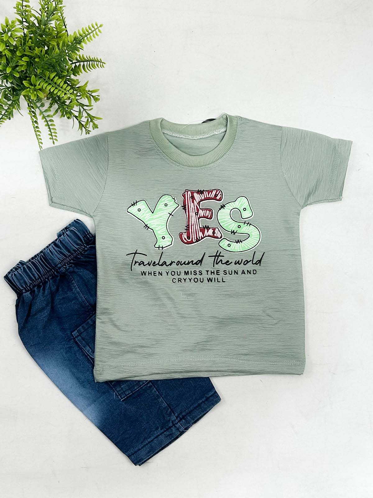 1Yr - 4Yrs Yes Grey Suit For Kids RZ BS735