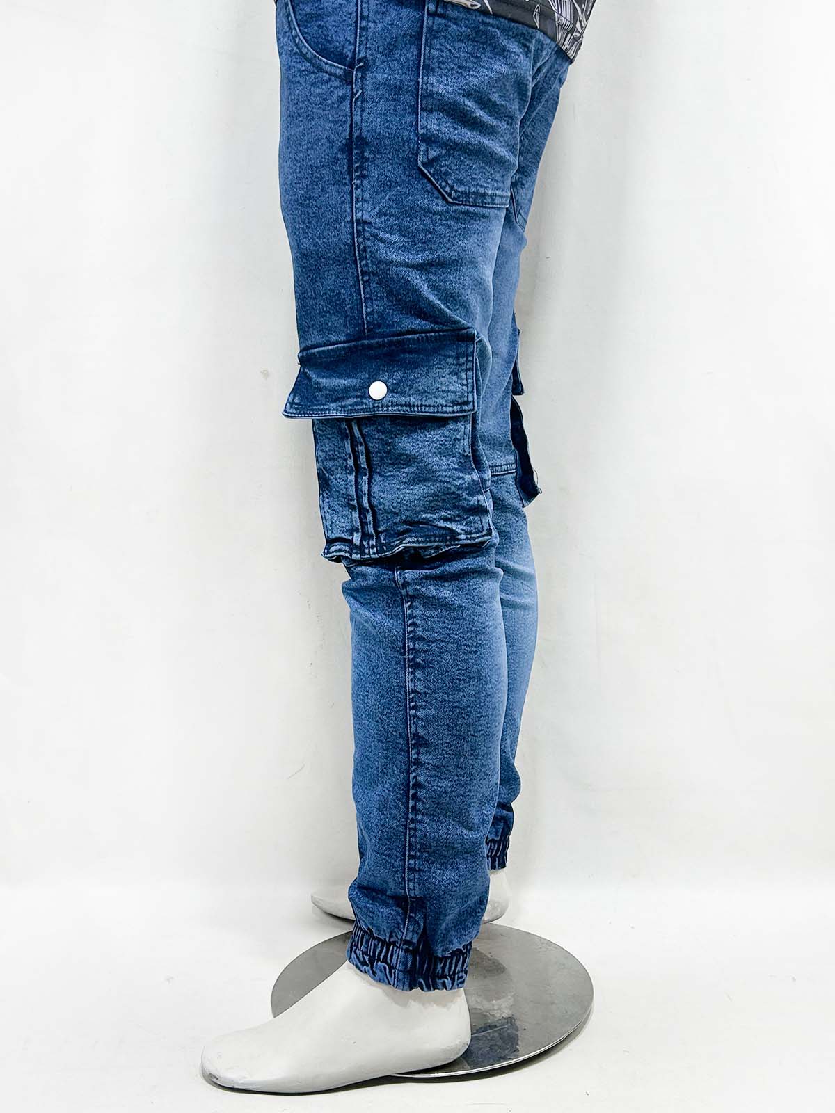 Blue Stretchable Jeans For Men MT233