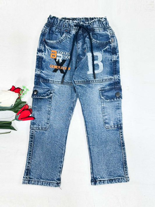 3Yrs - 9Yrs Blue Demin Jeans For Boys BJ35