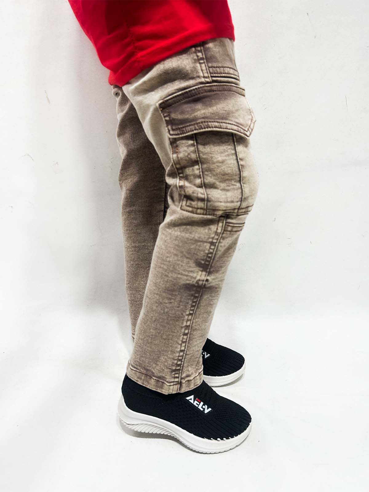 5Yrs - 16Yrs Brown Denim Jeans For Boys BJ42