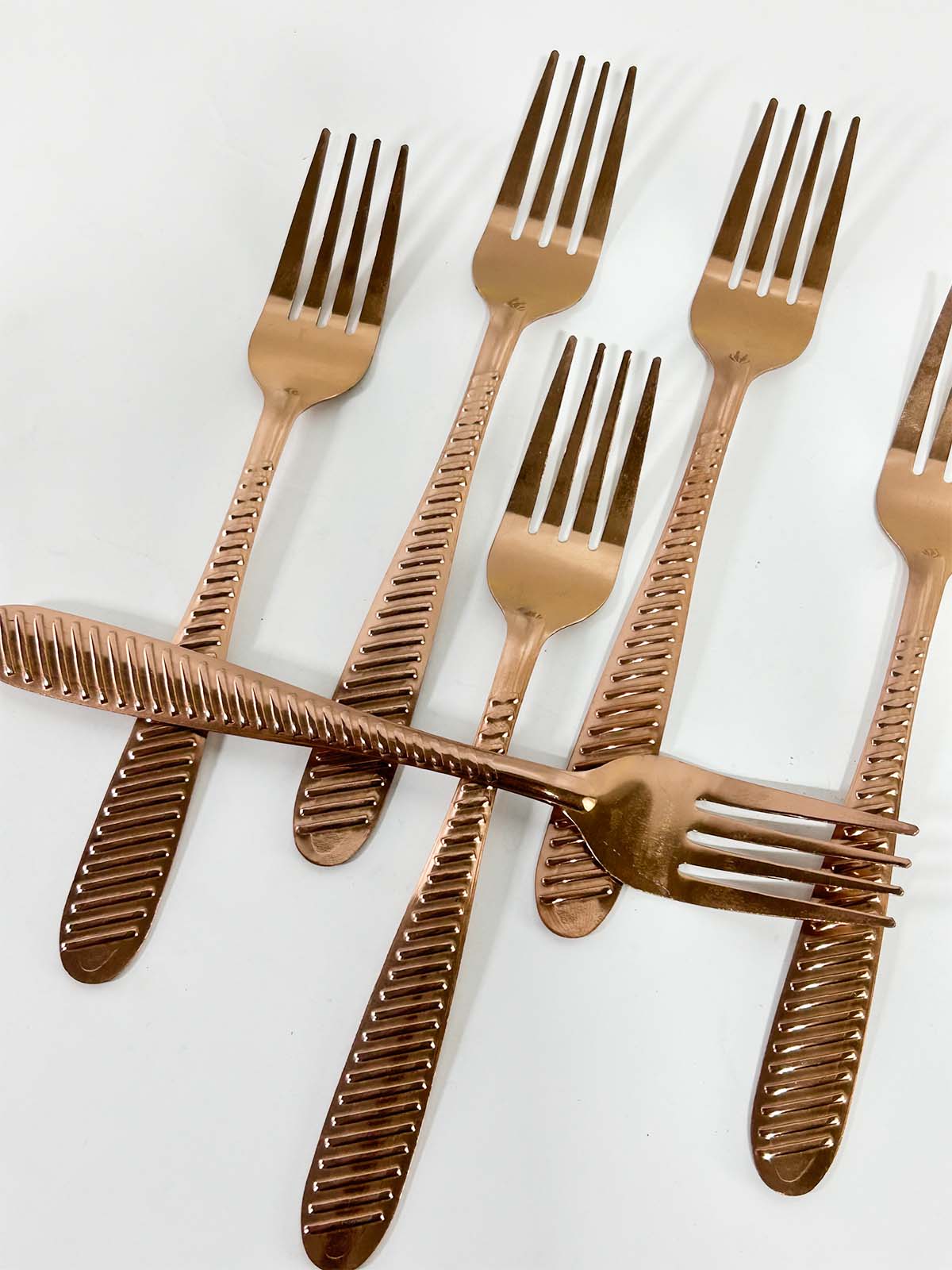 Pack of 6 Stainless Steel Dinner Fork 04 D121