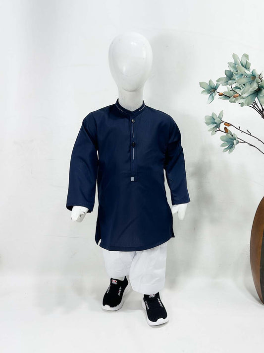 918 2Yrs - 16Yrs Blue Kameez Shalwar Suit For Boys AM BKS179