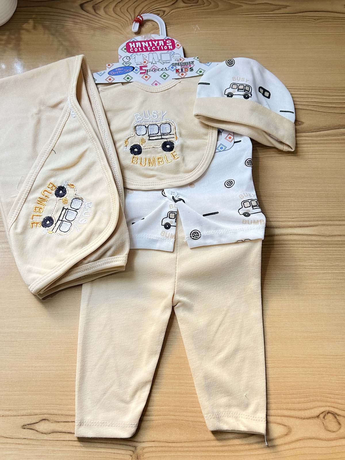 0Mth - 3Mth Fawn 5Pcs Gift Set For Newborn HG NBGS357