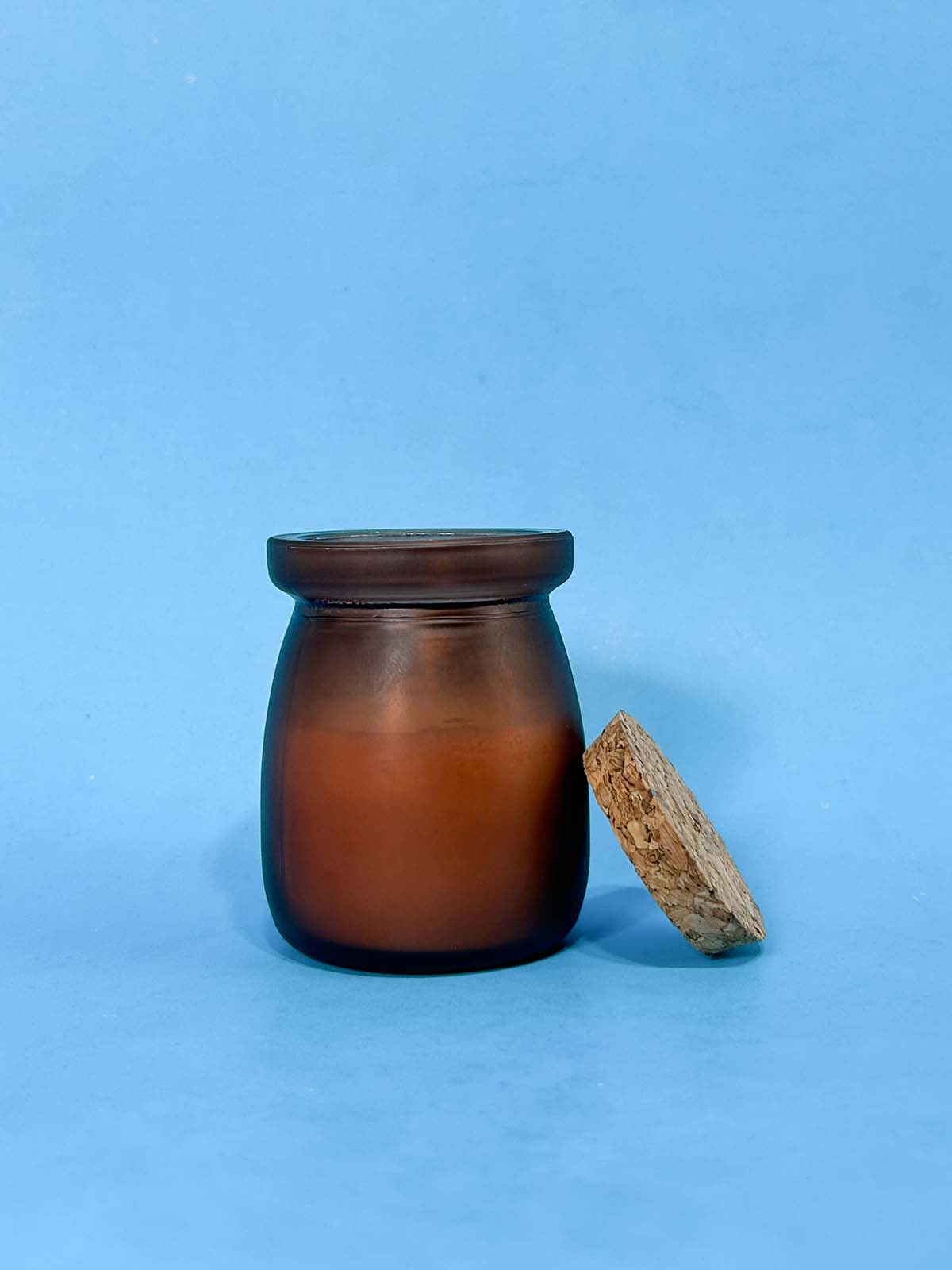 Scented Candle with Fragrance Wax Grammage and Cork Brown