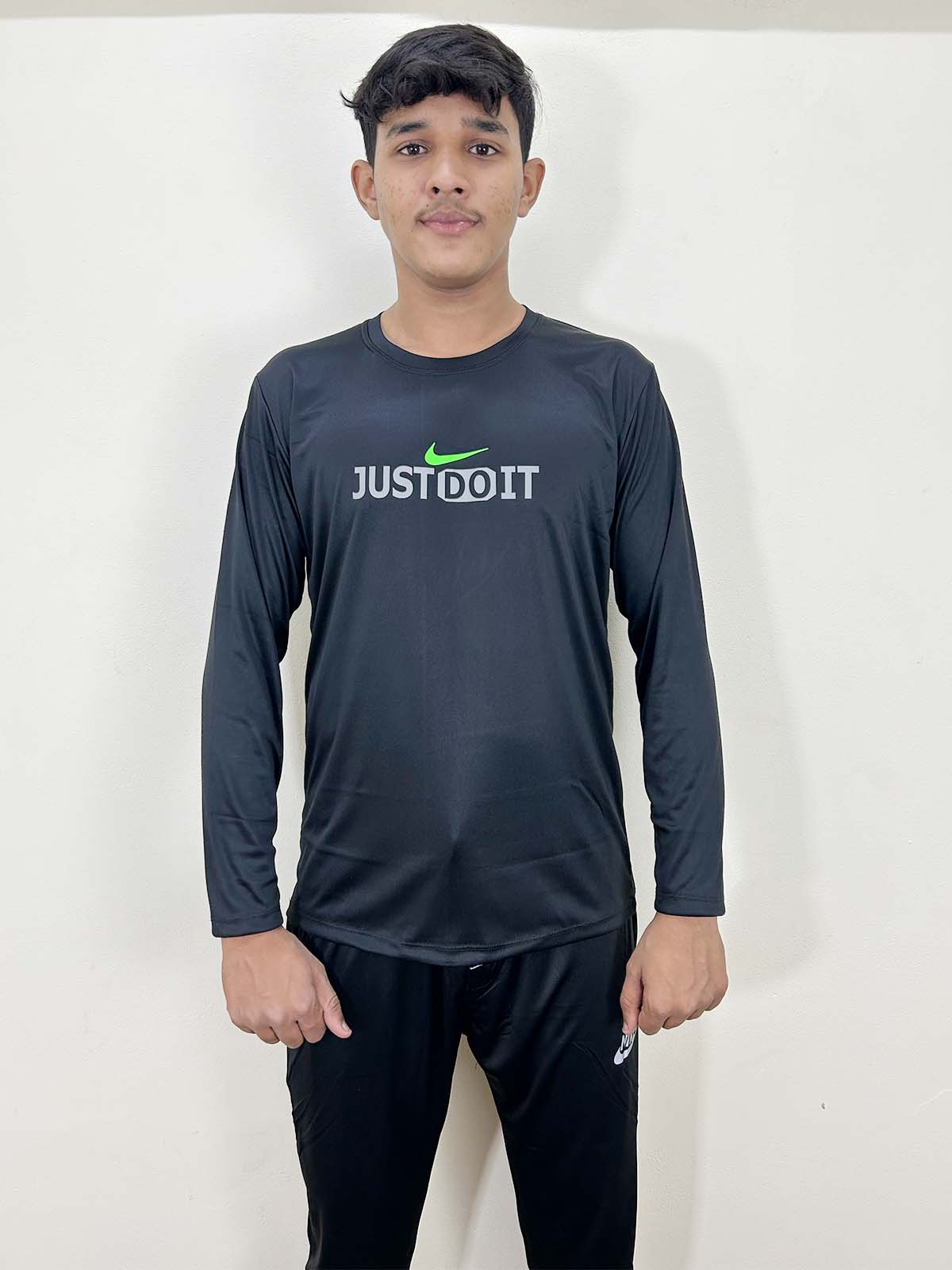 Black Dri-FIT Track Suit For Men MG MTRS55