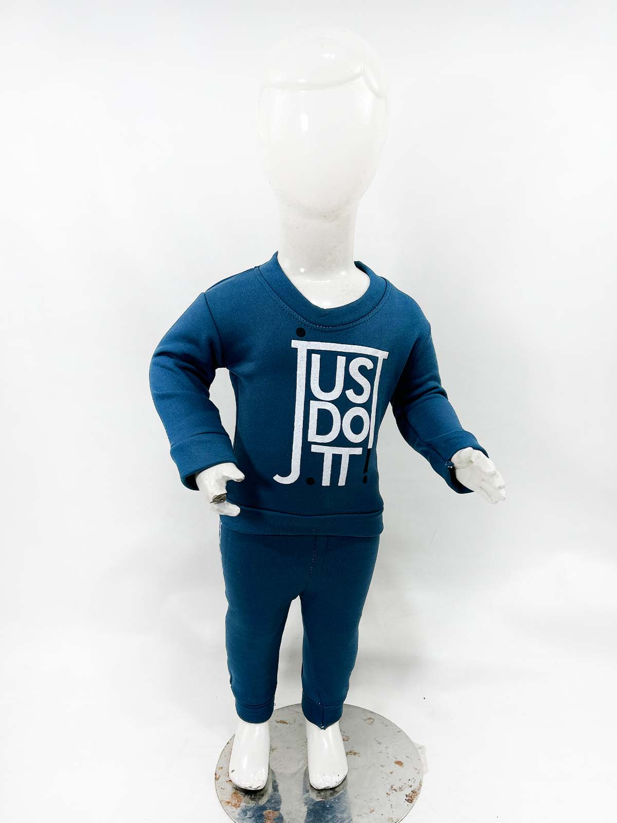 3Mth - 9Mth Fleece Teal Suit For Newborns NBS661