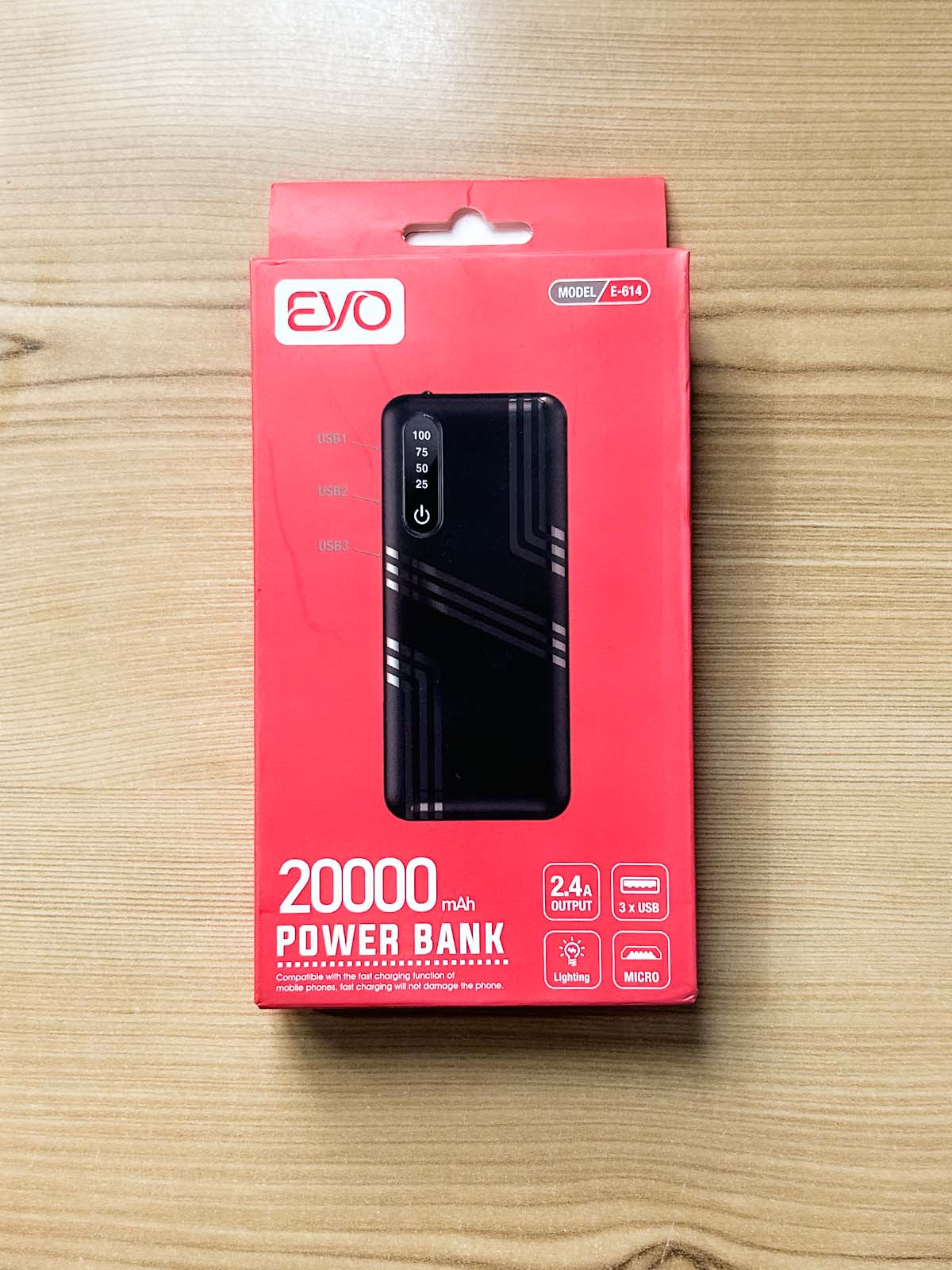 EVO E-614 20000 mAh Power Bank MA112