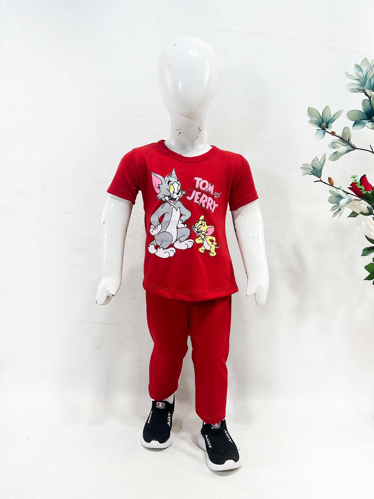 1Yr - 4Yrs TJ Red Suit For Girls RG GS421