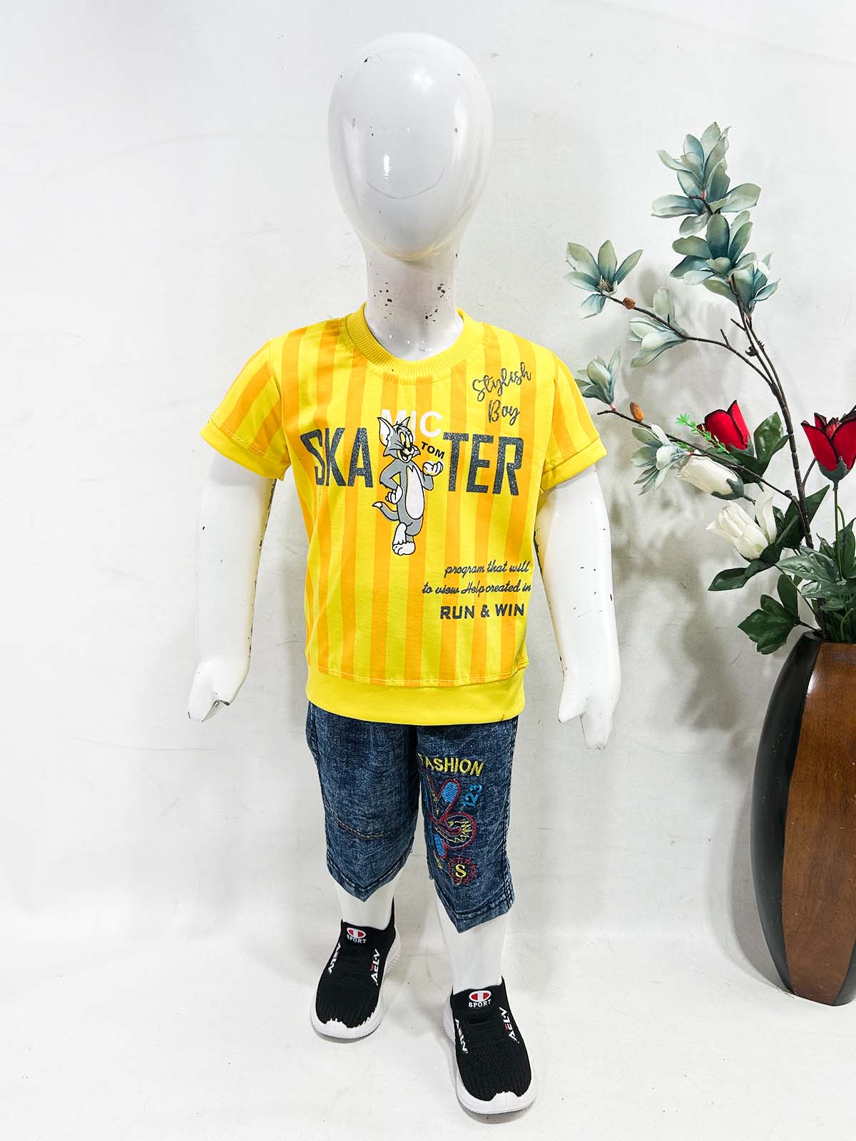 1Yr - 4Yrs Tom Yellow Suit For Kids RZ BS666