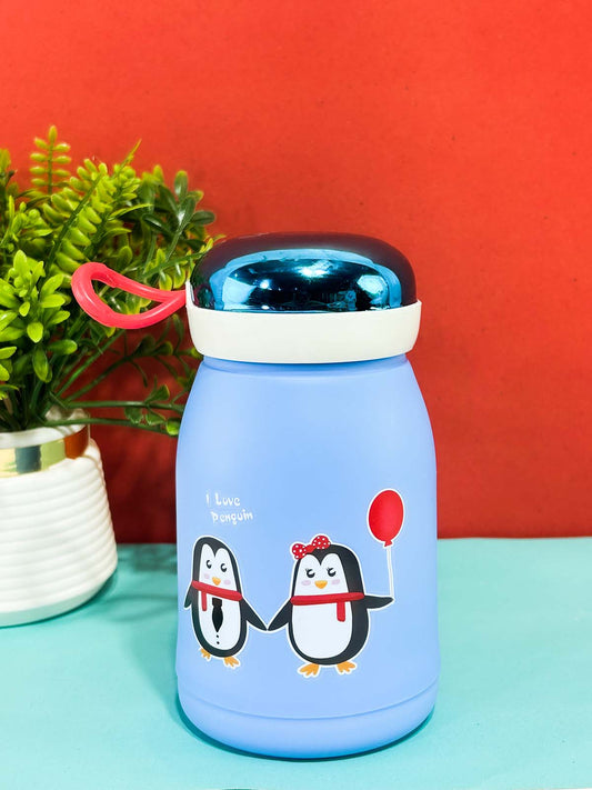 Blue Vacuum Flask / Insulated Water Cup - 400ML / Thermos Temperature Double Walled