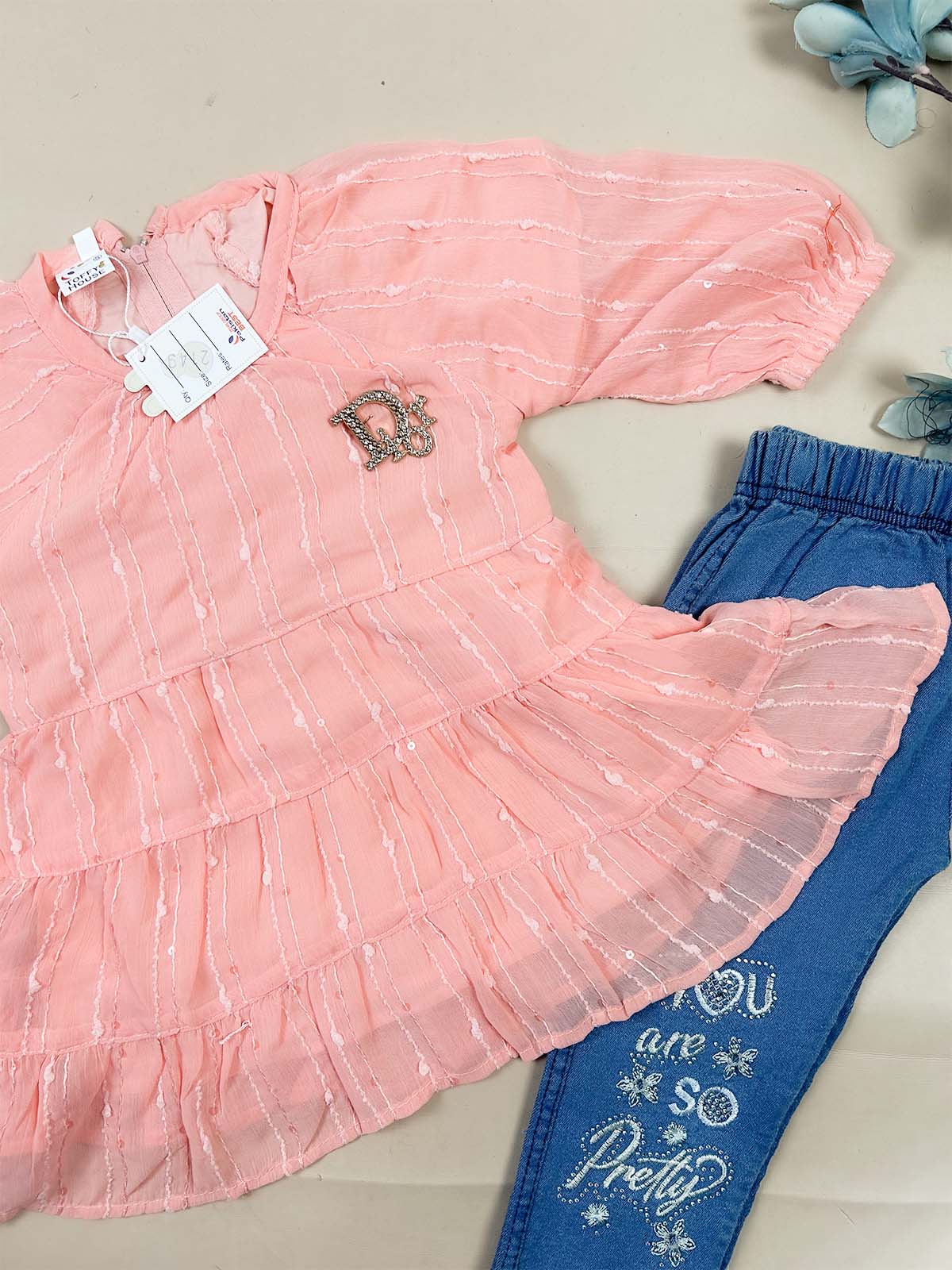 1Yr - 7Yrs Coral Suit For Girls TG GS453
