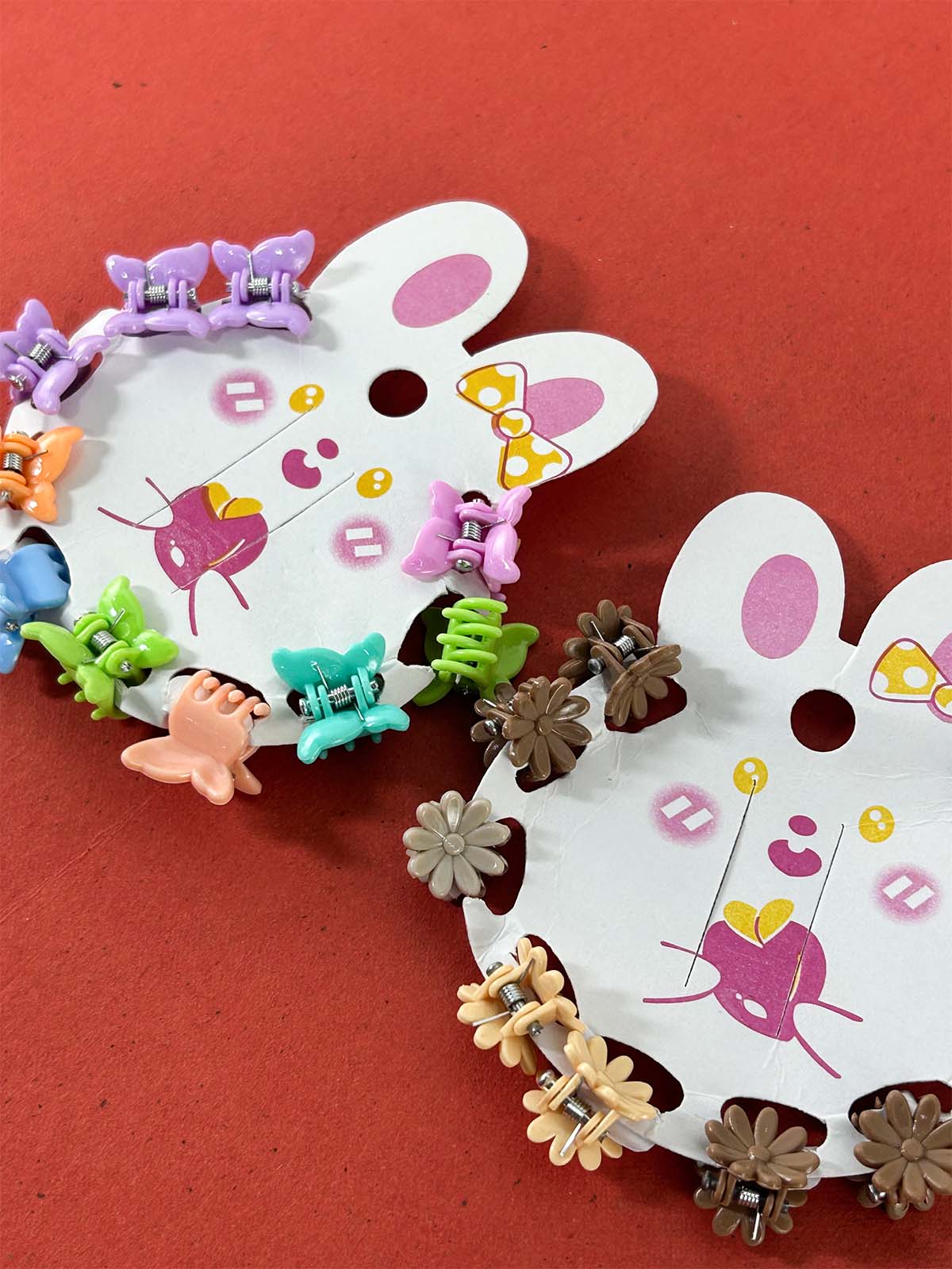 20 Pcs Multicolor Hair Clips For Girls GHC84