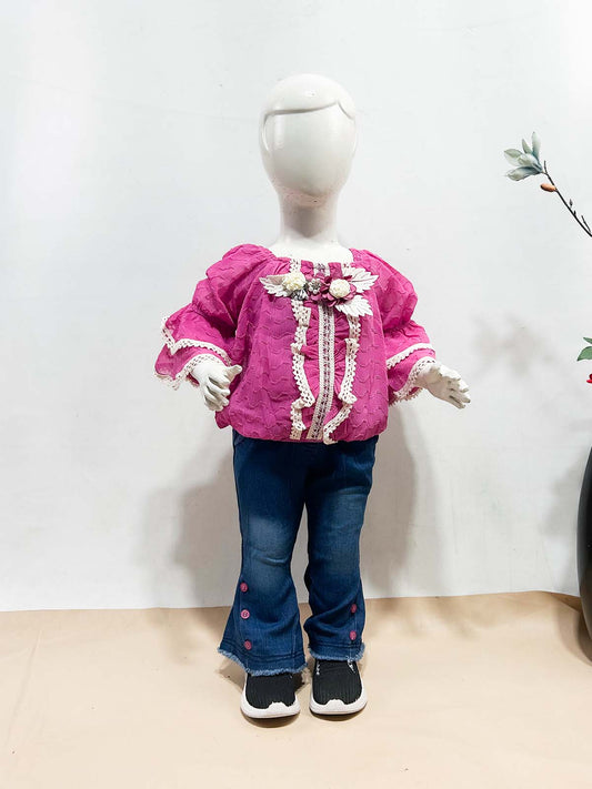 1Yr - 4Yrs Purple Suit For Girls TG GS469