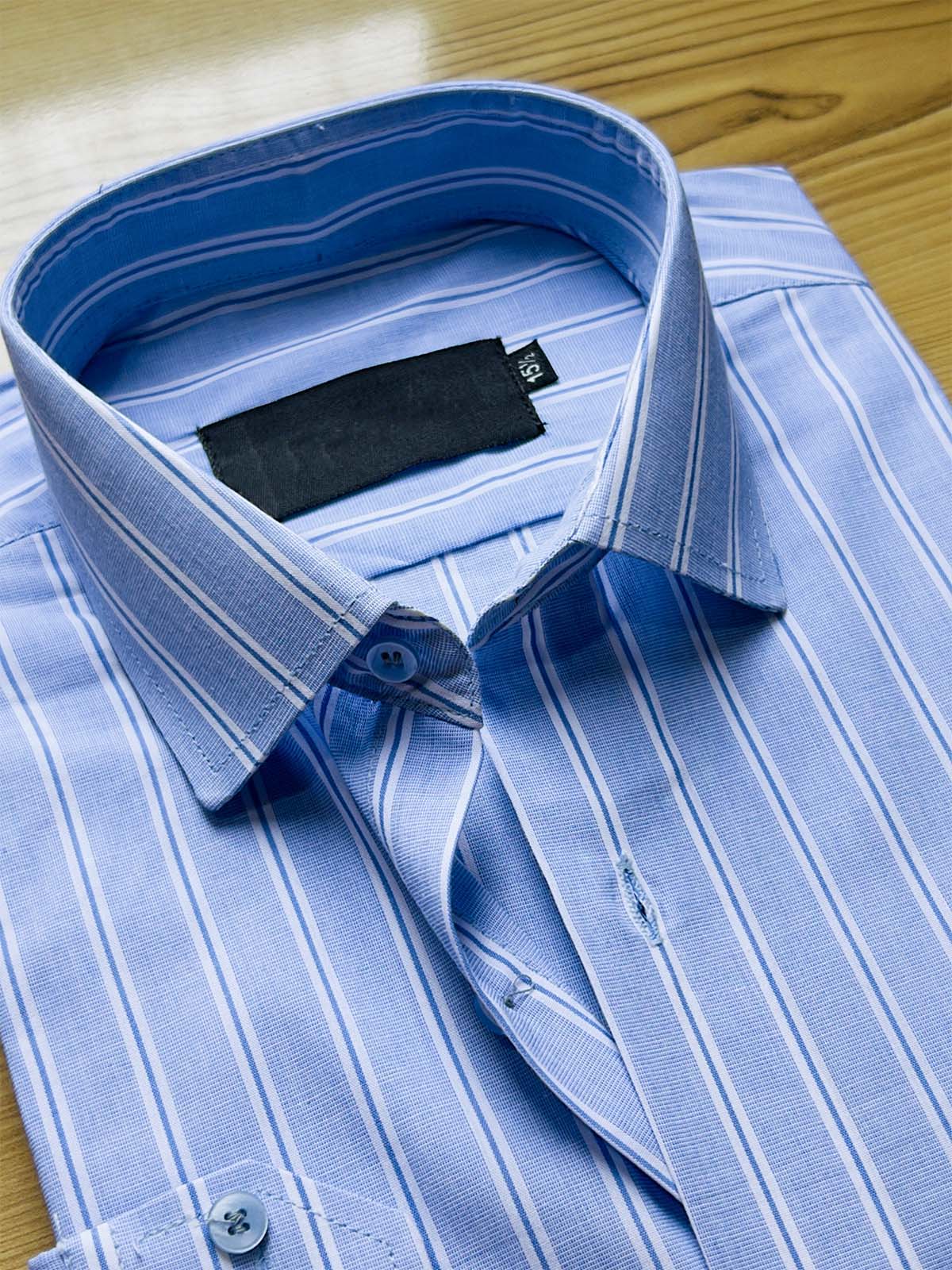 Blue Lines Formal Dress Shirt For Men MFS429