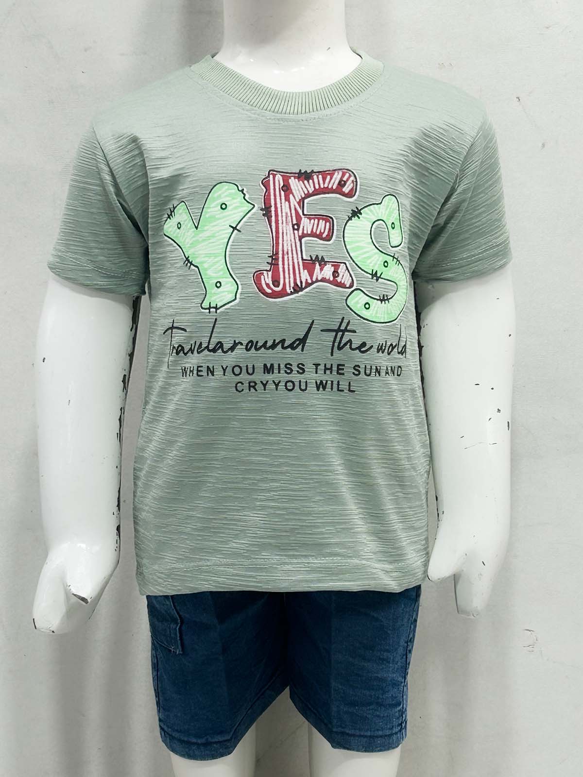 1Yr - 4Yrs Yes Grey Suit For Kids RZ BS735