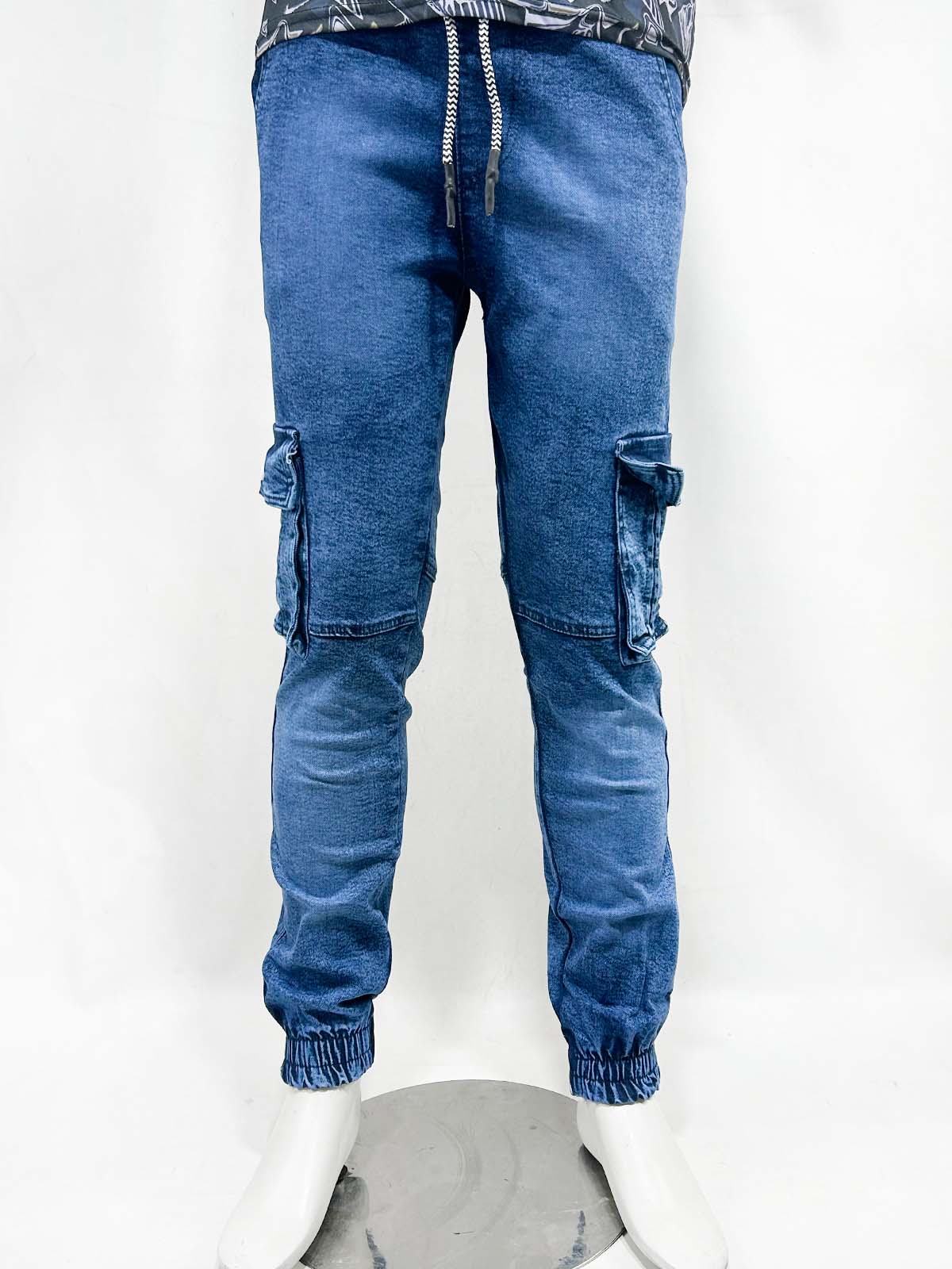 Blue Stretchable Jeans For Men MT233