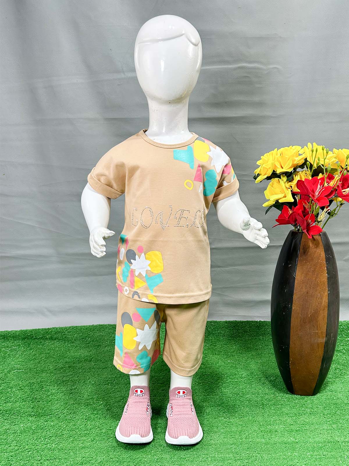 0Mth - 4Yrs Brown Suit For Girls WG GS370