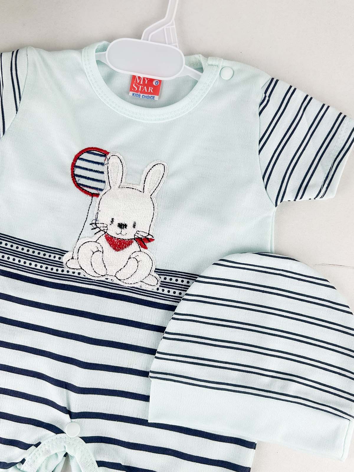 0Mth - 3Mth Ferozi Romper with Cap For Newborn HG NBR133