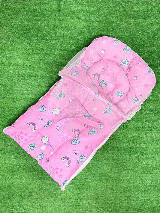 Pink Sleeping Bag For Newborns / Baby Carry Nest NBSB47