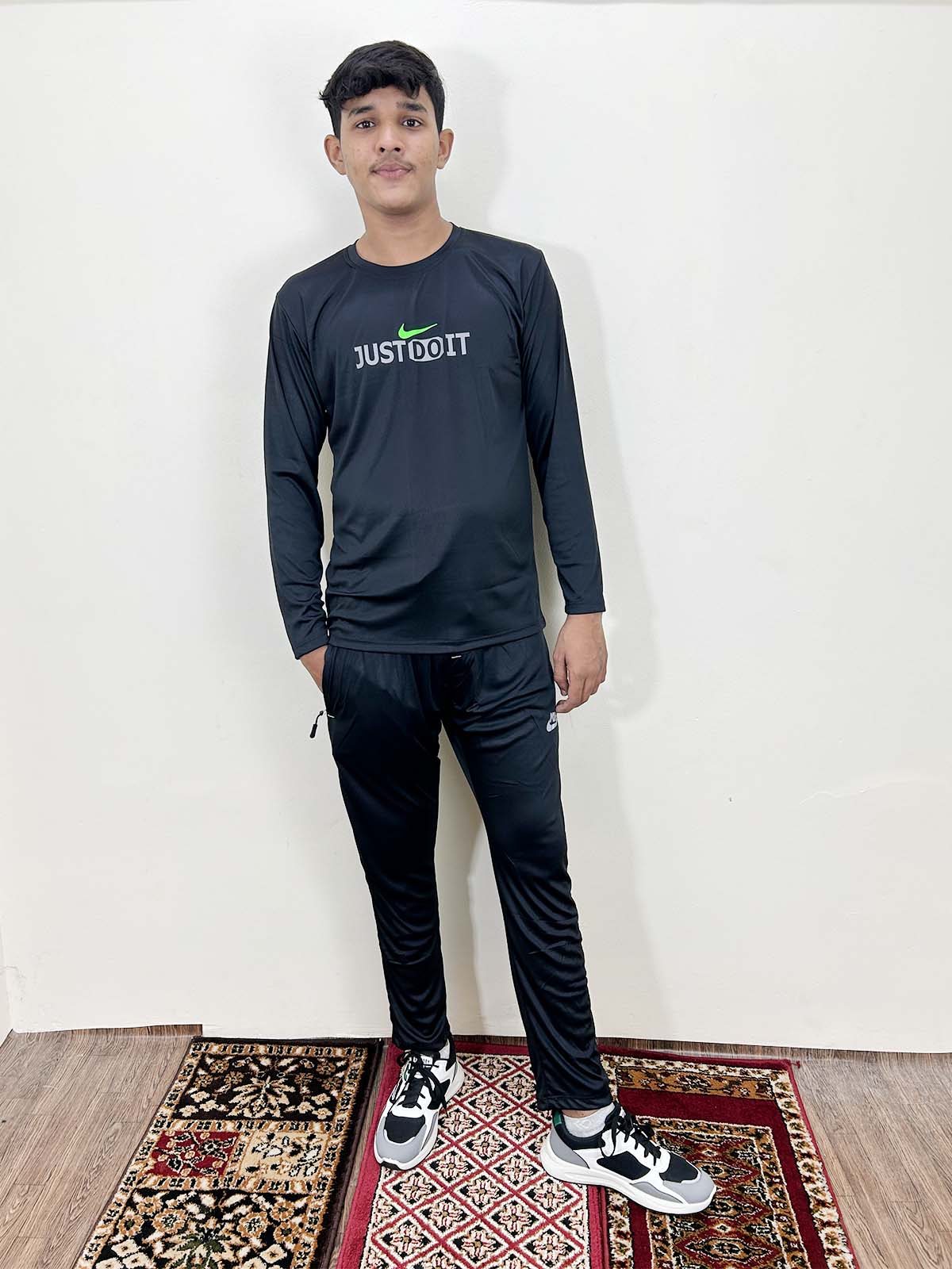 Black Dri-FIT Track Suit For Men MG MTRS55