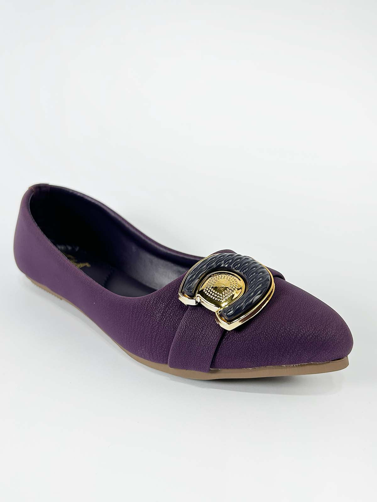 Purple Casual Pumps For Women WP23