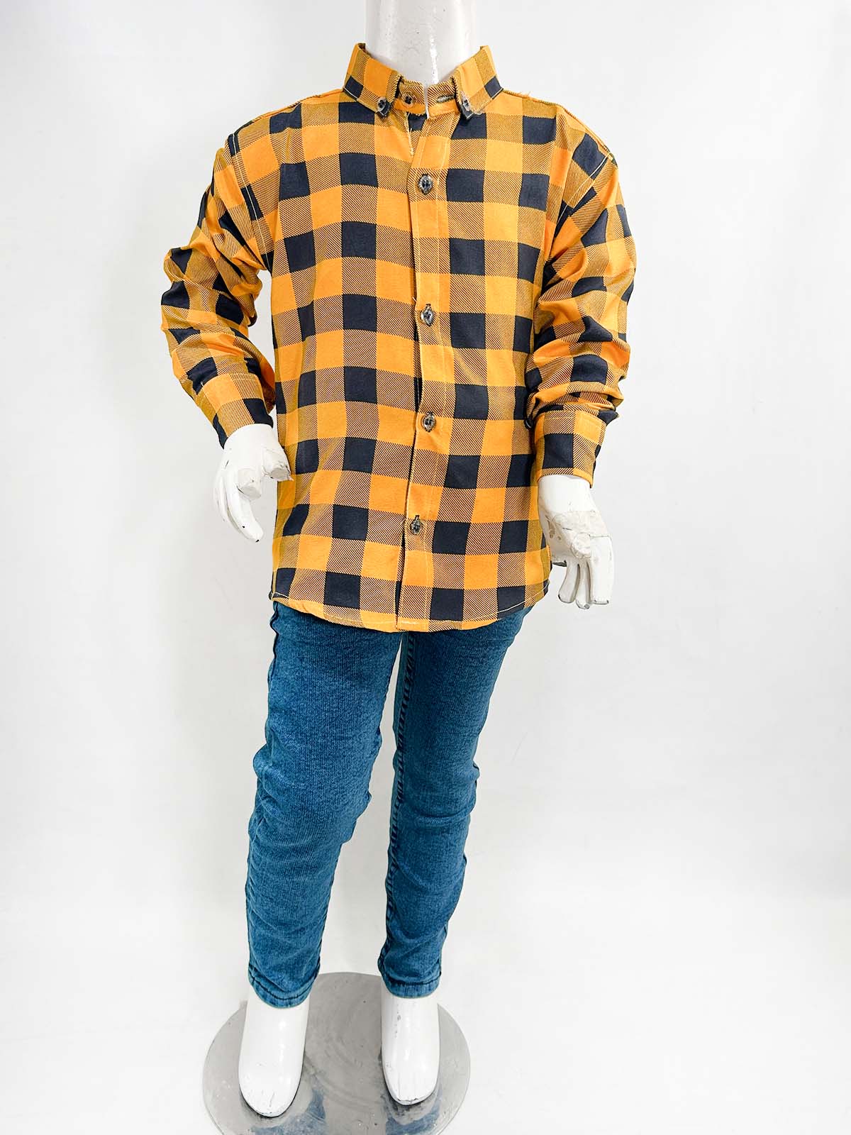 3Yrs - 10Yrs Yellow Casual Shirt for Boys BL BCS65