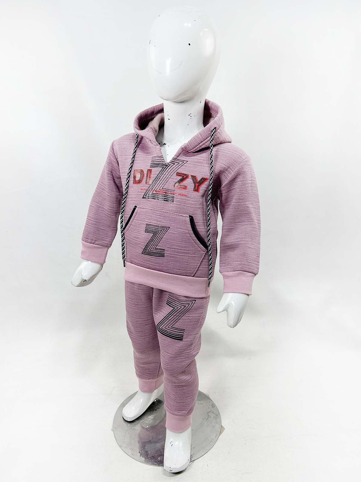 2Yr - 5Yrs Fleece Dizzy Blush Suit For Kids SH BS576