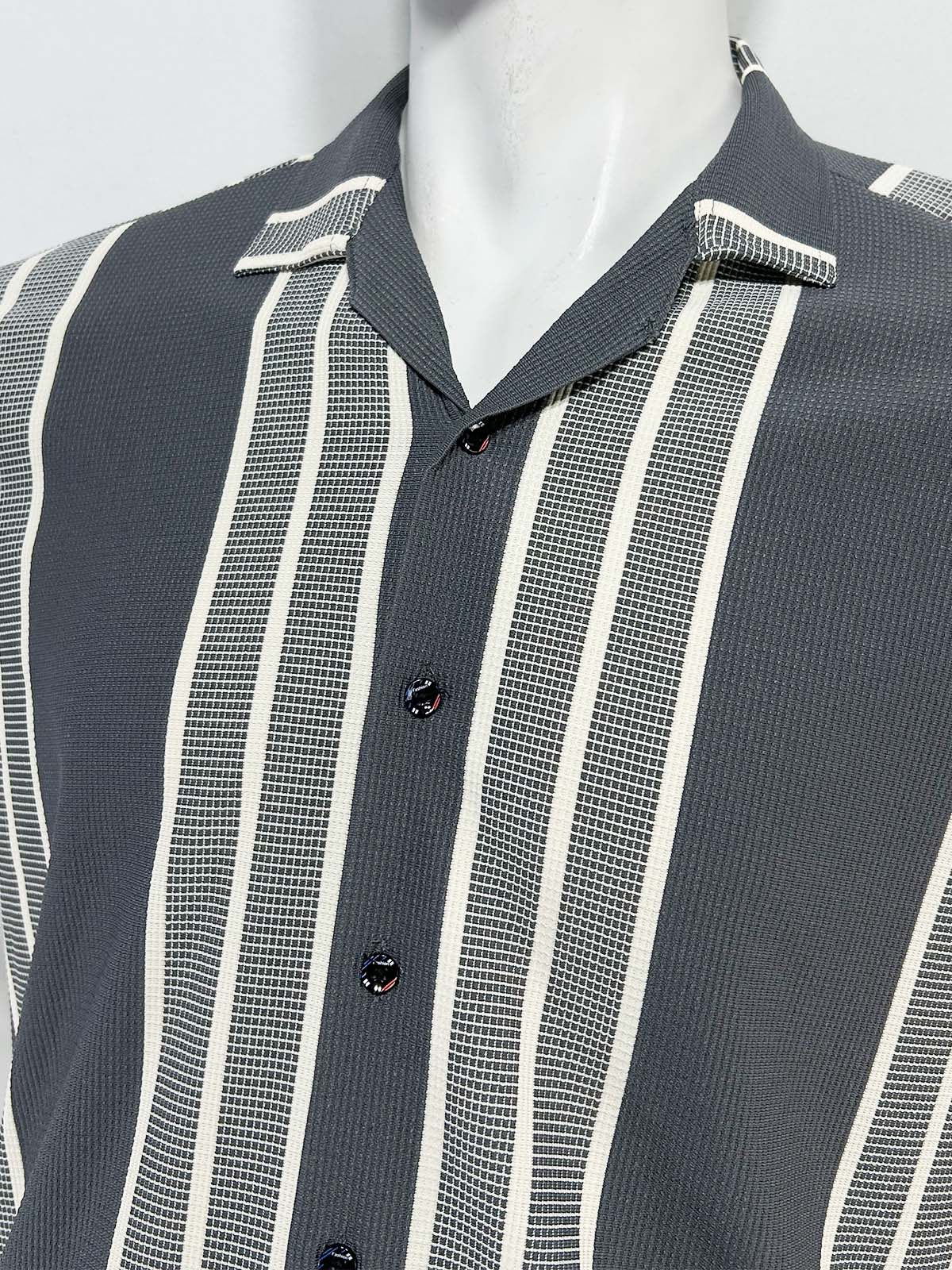 Grey Old Money Shirt For Men MCS113