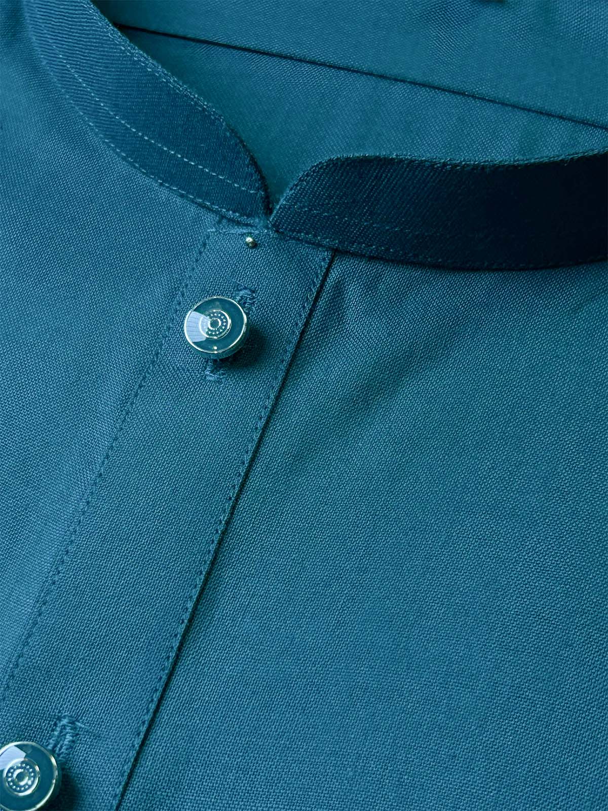 927 Sea Green Stitched Suit Sherwani Collar Kameez Shalwar For Men MSK340