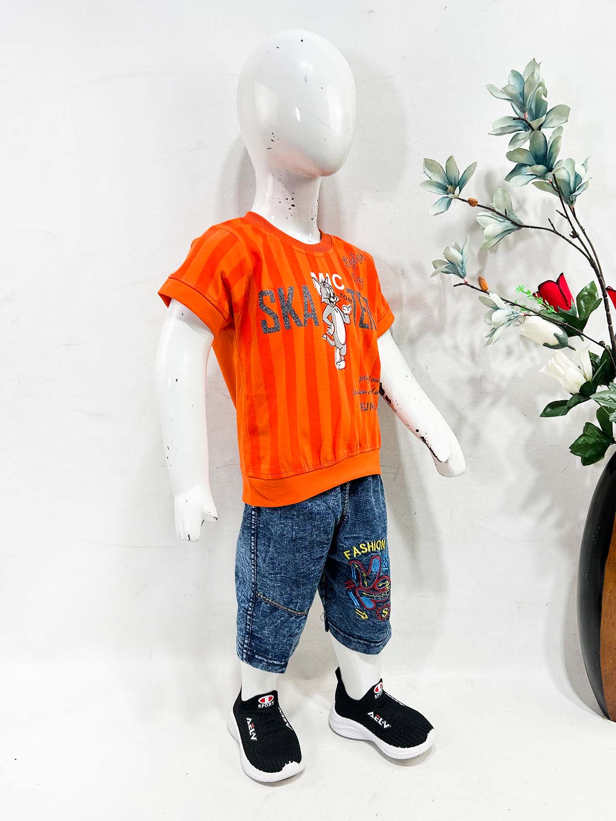 1Yr - 4Yrs Tom Orange Suit For Kids RZ BS667
