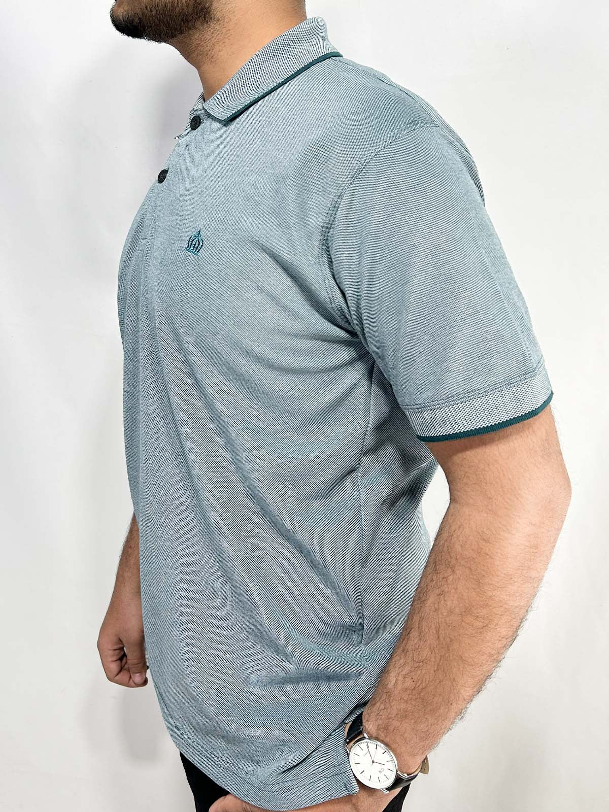 Green Polo T-Shirt For Men MTS409