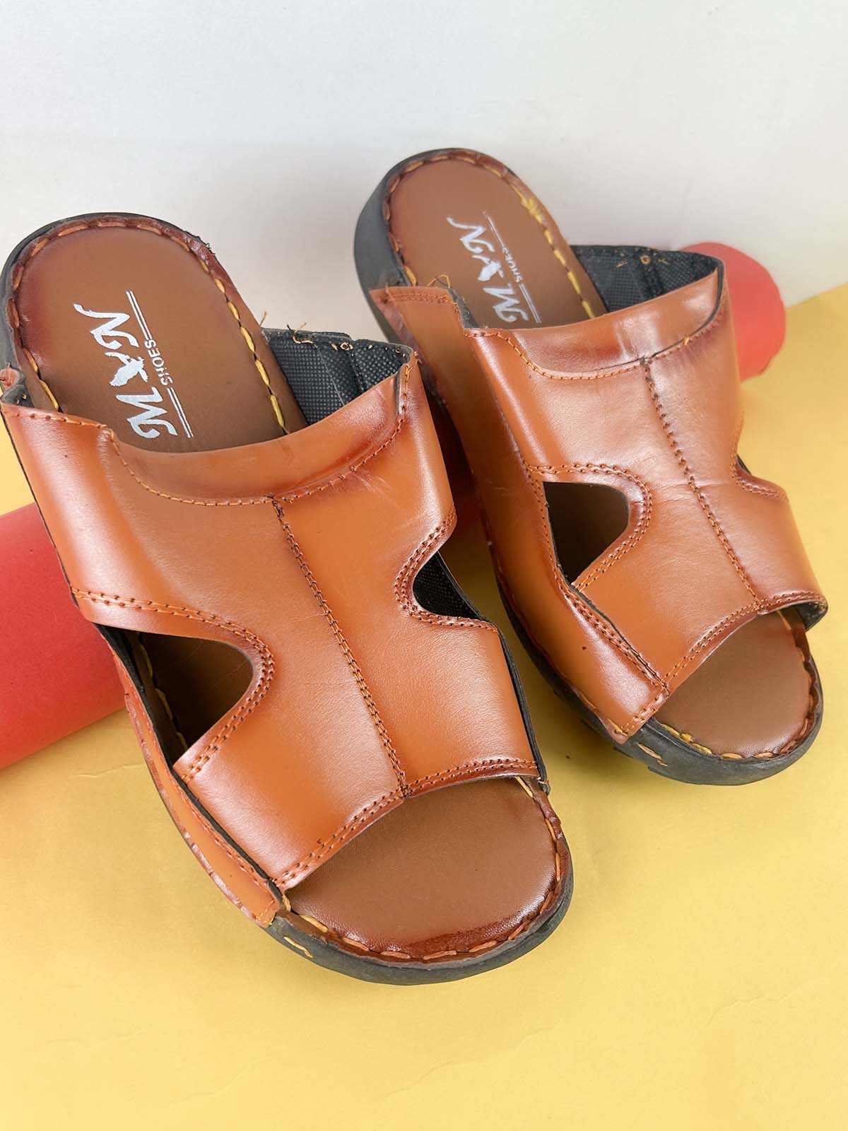 Rust Casual Slippers for Men MC168