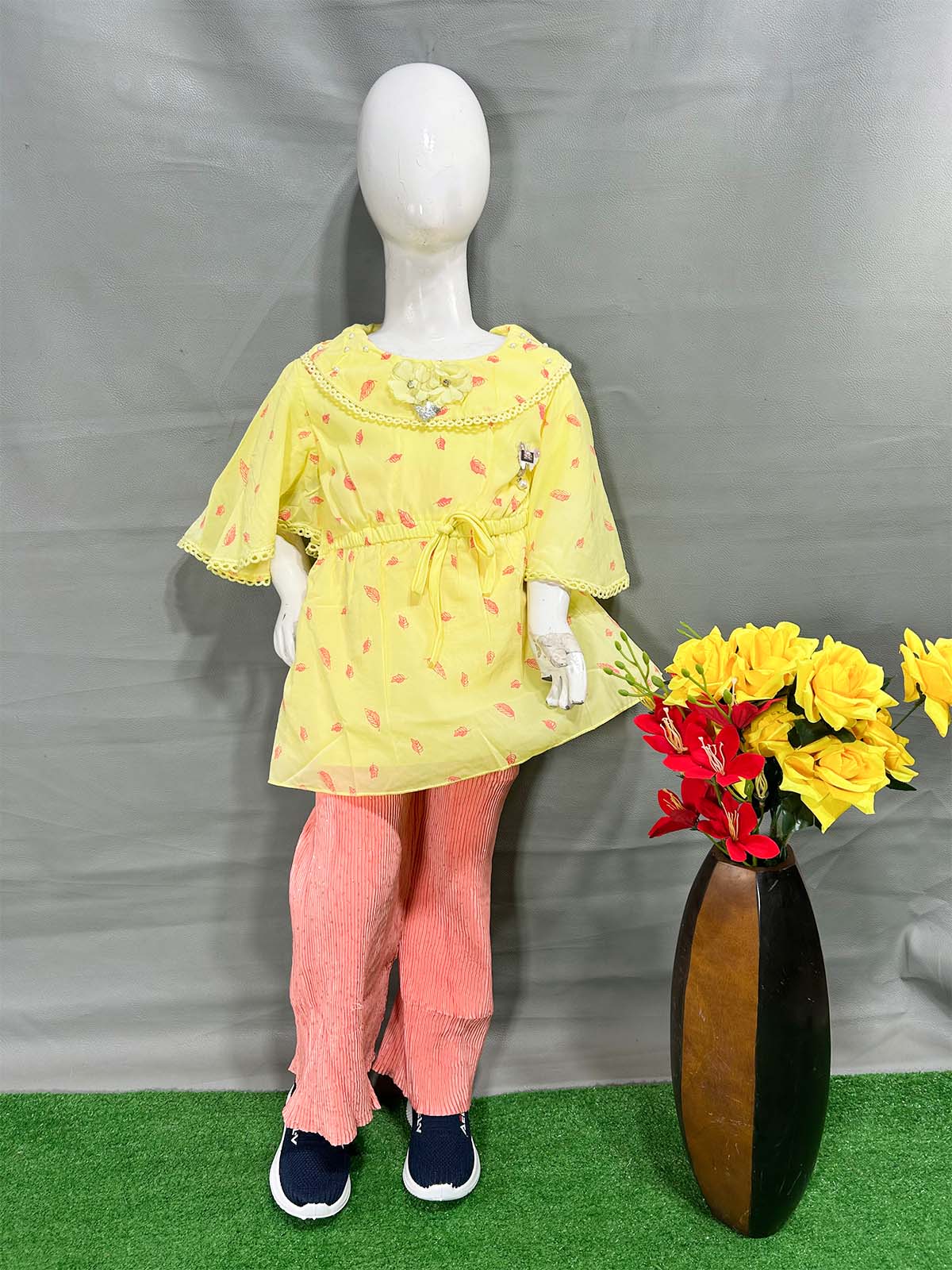 5Yr - 8Yrs Yellow Suit For Girls WG GS366