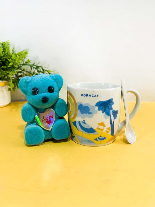 Coffee Mug With Teddy Bear and Spoon CM52